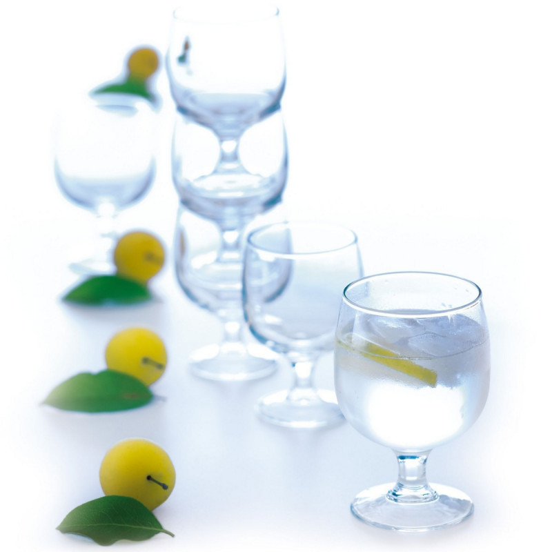 Verre à pied verre trempé 16 cl Amelia Arcoroc