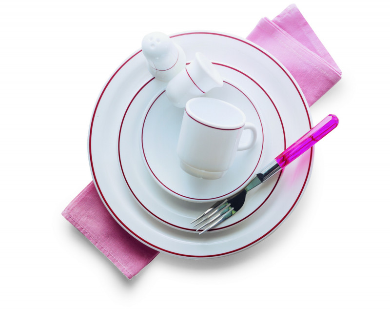 Assiette plate rond blanc verre opal Ø 15,5 cm Restaurant Filet Bordeaux Arcoroc