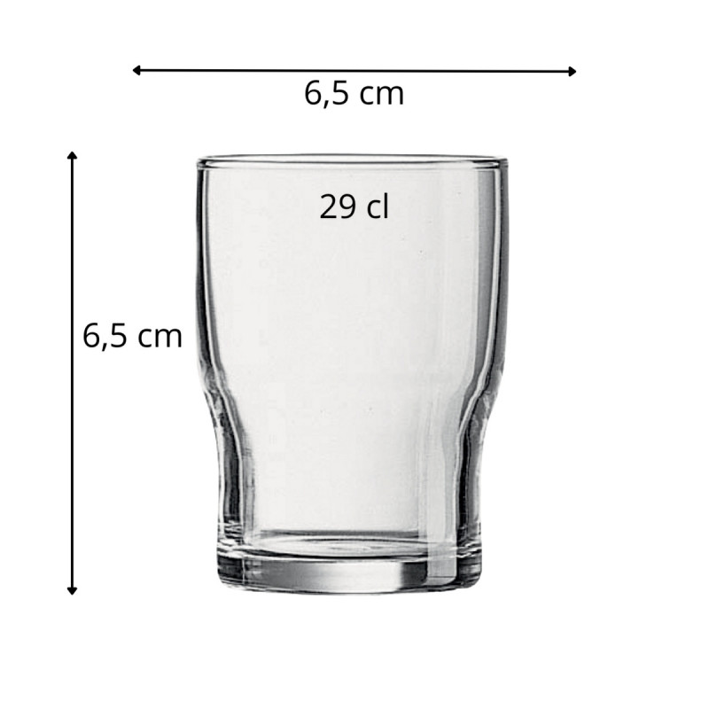 Gobelet verre trempé 29 cl Campus Arcoroc