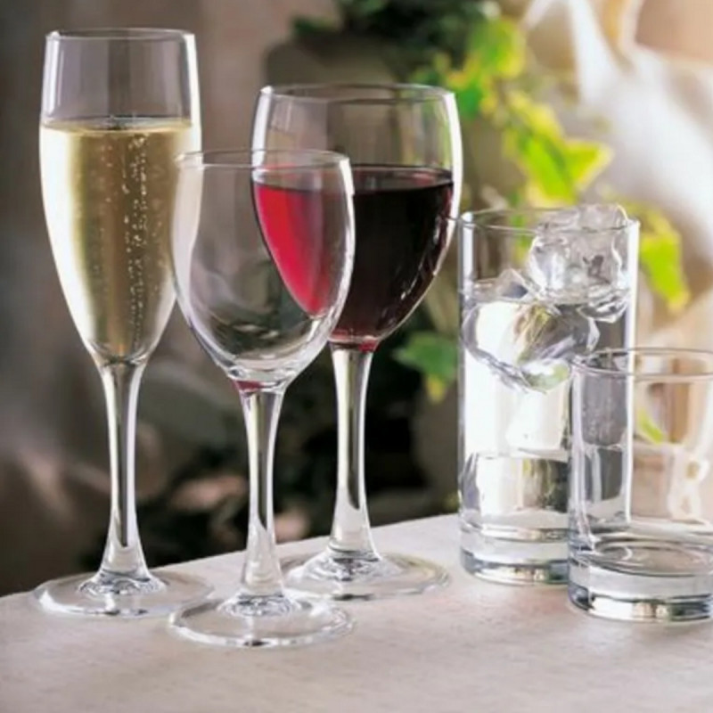 Verre à pied verre trempé 23 cl Princesa Arcoroc