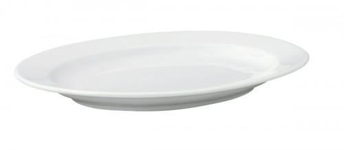 Plat ovale blanc porcelaine 33 cm K Pro.mundi