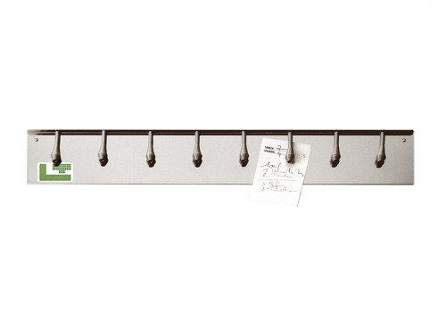 Barre à fiches 8 ressorts inox 62,5 cm L.tellier