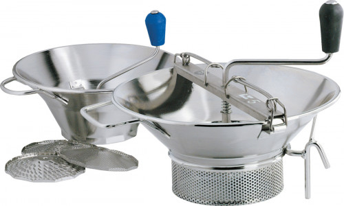 Moulin à légumes X3 inox Ø 31 cm 25 cm 1,5 kg/min 14 cm L.tellier
