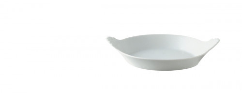 Plat à oreilles rond blanc porcelaine Ø 17,2 cm Bistronome Pro.mundi