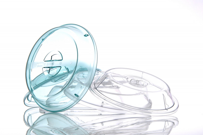 Couvre assiette rond transparent copolyester Ø 23,8 cm Enova