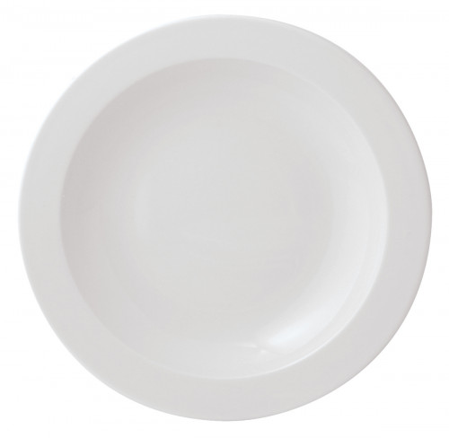 Assiette creuse rond blanc porcelaine Ø 22 cm Venus