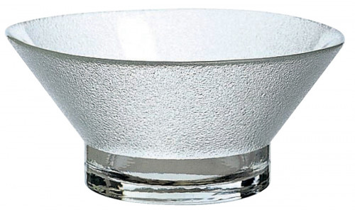 Coupe à dessert rond transparent verre pressé Ø 13 cm La Rochere