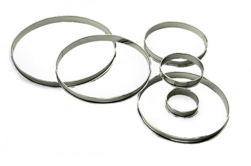 Cercle à tarte inox Sans revêtement Ø 32 cm 2 cm Gobel