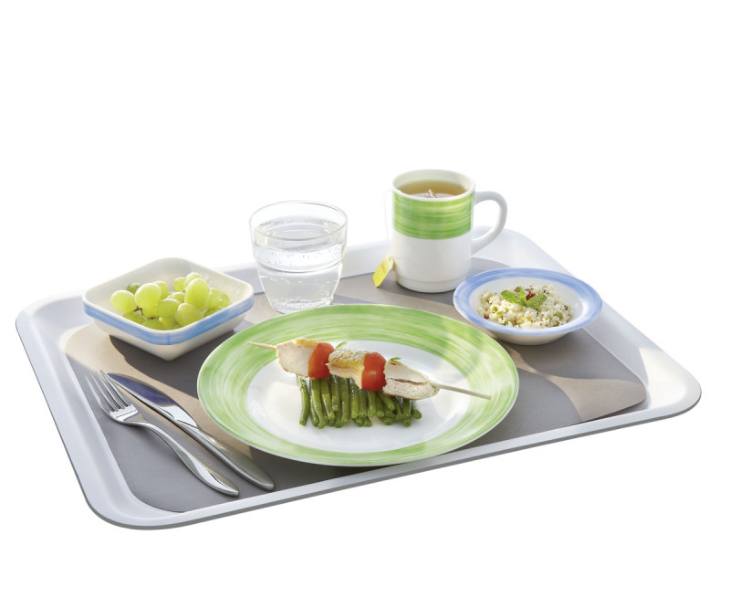 Assiette plate rond vert verre opal Ø 19,5 cm Brush Arcoroc
