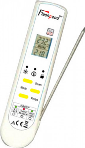 Thermomètre infrarouge min -55 °C max 250 °C +/- 1 °C Flashfood Duo Jri
