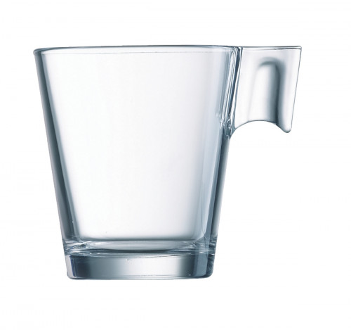 Tasse à thé rond transparent verre trempé 22 cl Ø 10 cm Aroma Arcoroc