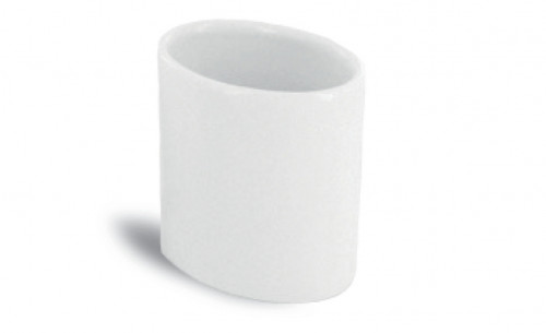 Pot à sauce rond blanc porcelaine 6,5 cm Elypse Pro.mundi