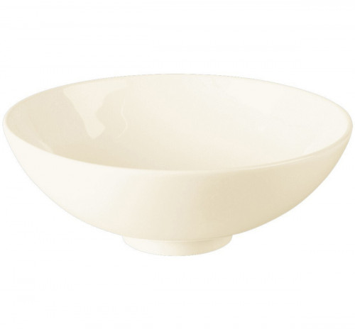 Saladier rond ivoire porcelaine vitrifiée Fine Dine Rak