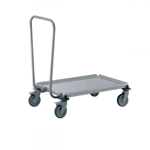 Chariot porte-plateaux inox 140 plateaux maximum 150 kg Tournus