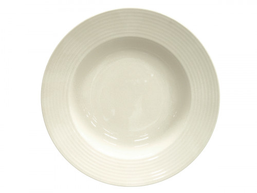 Assiette creuse rond ivoire porcelaine vitrifiée Ø 22,9 cm Rondo Rak