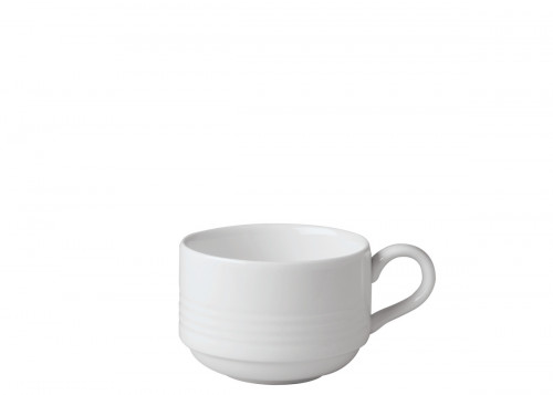 Tasse à thé rond ivoire porcelaine vitrifiée 18 cl Ø 8,5 cm Rondo Rak