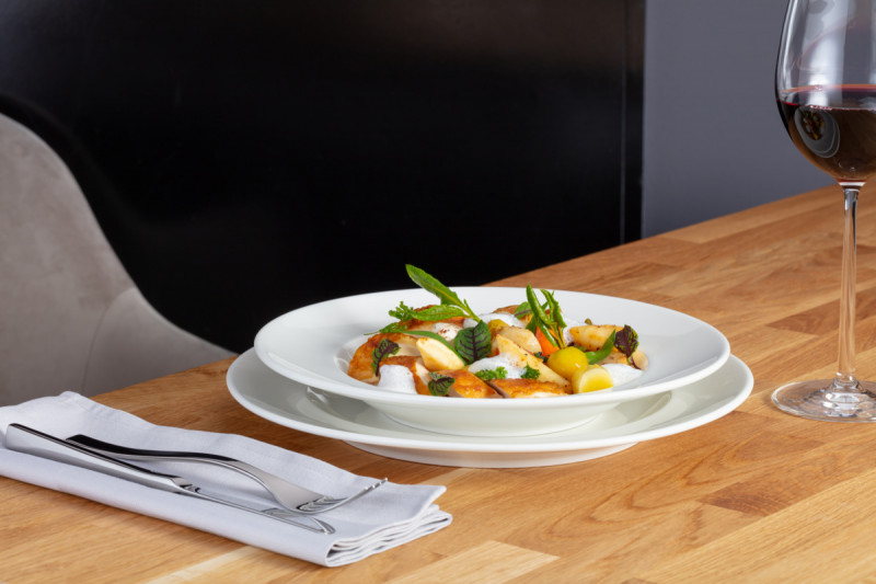 Assiette creuse rond ivoire porcelaine vitrifiée Ø 25,8 cm Classic Gourmet Rak