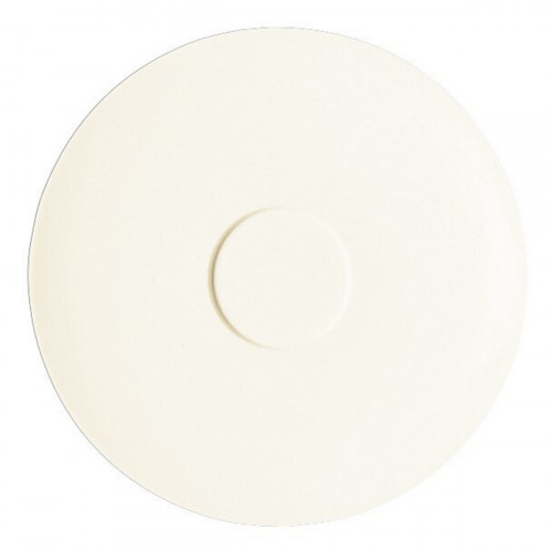 Sous-tasse à déjeuner rond ivoire porcelaine vitrifiée Ø 17 cm Classic Gourmet Rak