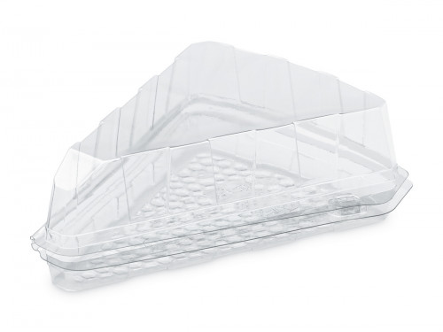 Barquette triangulaire transparent 16,2x13,5x5 cm 45 cl Alphaform (90 pièces)