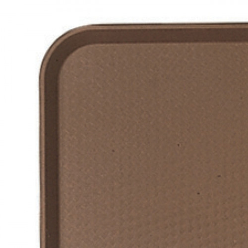Plateau polypropylène (pp) marron 34,5x26,5 cm Fast Food Cambro