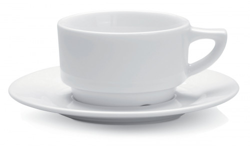 Tasse à déjeuner rond blanc porcelaine 28 cl Ø 10 cm Cafett Pro.mundi