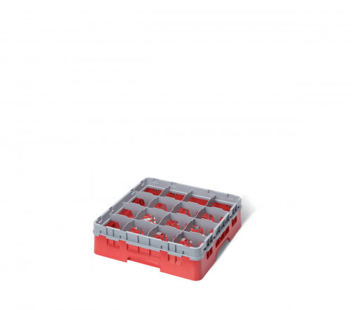 Casier de lavage 16 compartiments 50x50x18,3 cm 10,9 cm 13,2 cm Camrack Cambro