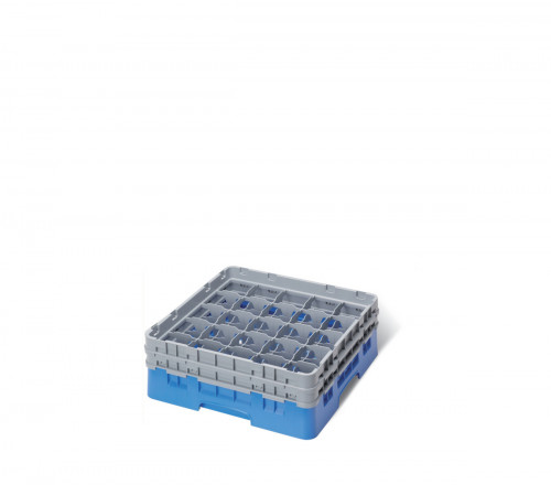Casier de lavage 25 compartiments 50x50x26,7 cm 8,7 cm 21,6 cm Camrack Cambro
