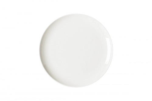 Assiette coupe plate rond ivoire porcelaine vitrifiée Ø 27 cm Nano Rak