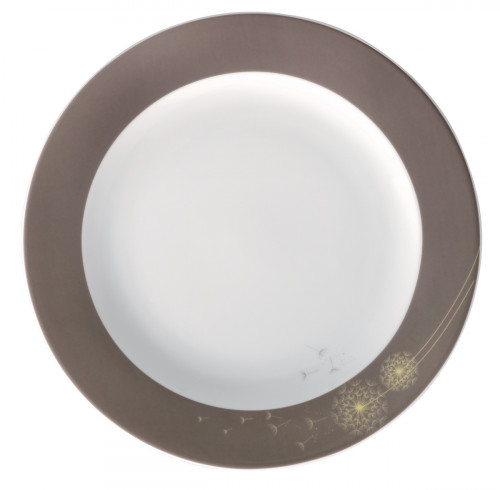 Assiette plate rond blanc porcelaine Ø 24 cm Intemporel Pro.mundi