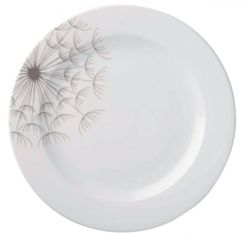 Assiette plate rond blanc porcelaine Ø 19 cm Intemporel Pro.mundi