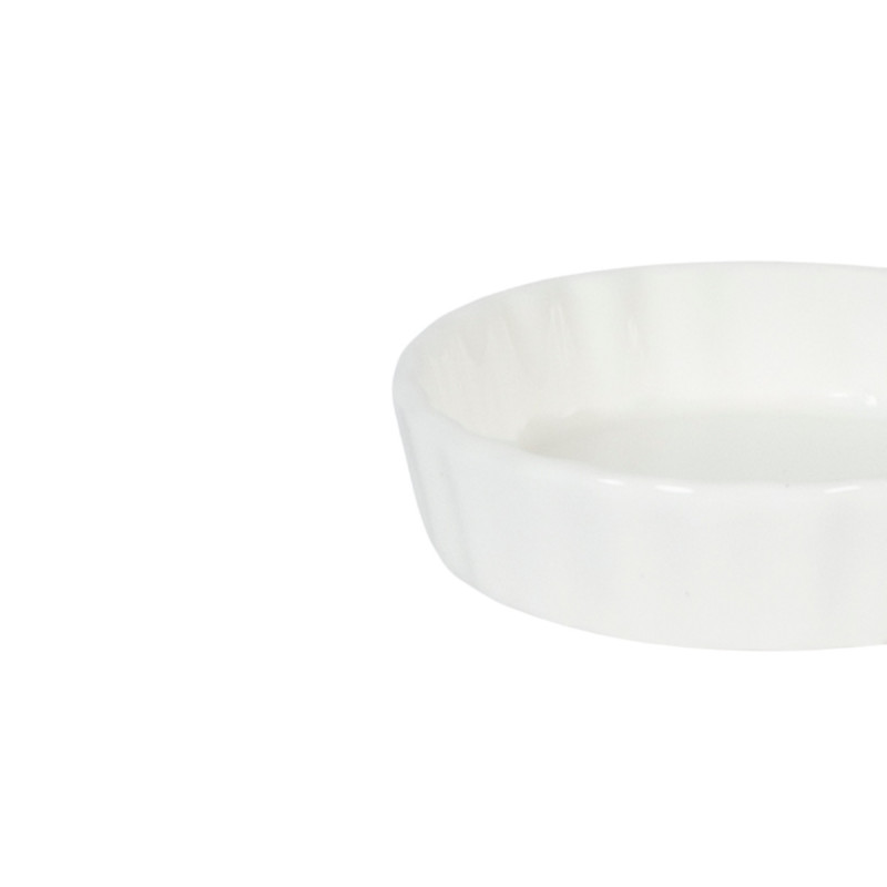 Mise en bouche rond blanc porcelaine Ø 8 cm Playtime Pro.mundi