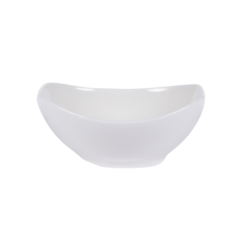 Coupelle ovale blanc porcelaine 11 cm Matcha Pro.mundi