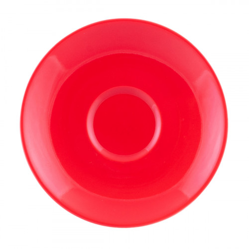 Sous-tasse à expresso rond rouge porcelaine Ø 12 cm Emotions Pro.mundi
