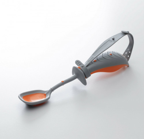 Cuillère gris polypropylène (pp) Flex Ergo Saint Romain