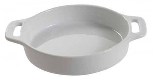 Plat à crème brûlée rond blanc porcelaine Ø 14 cm Bistronome Pro.mundi