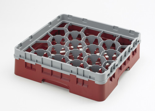 Casier lave-verres 20 compartiments 50x50x34,9 cm 9,84 cm 30 cm Camrack Cambro
