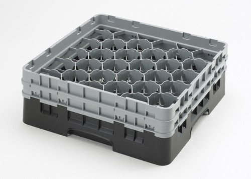 Casier lave-verres 30 compartiments 50x50x18,4 cm 7,94 cm 13,3 cm Camrack Cambro