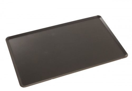 Plaque de cuisson non perforé aluminium GN 1/1 53x32,5 cm 2 mm Bords pincés Pro.cooker
