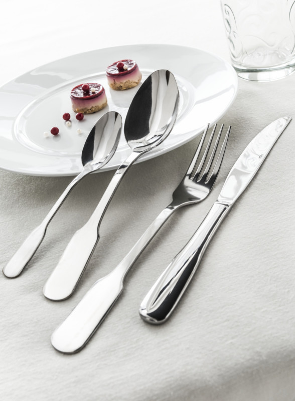 Cuillère à dessert rond inox 18/0 18 cm Vieux Paris Essentials Collection