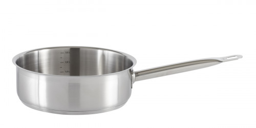 Sauteuse droite inox Ø 32 cm 10,5 cm 8,4 L Qualiplus Pro.cooker