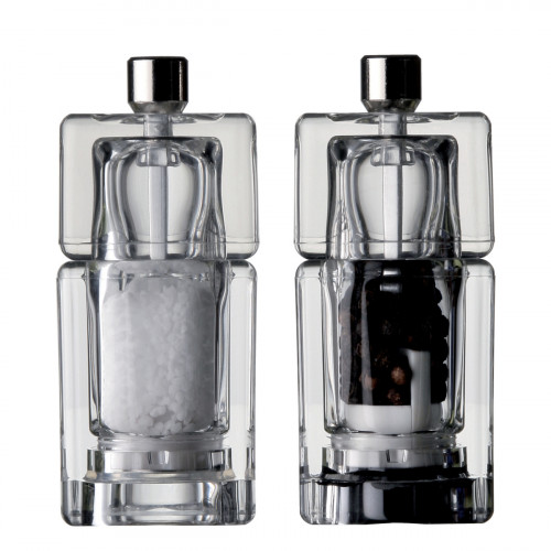 Moulin transparent Ø 3,7 cm 9 cm Zieher (2 pièces)