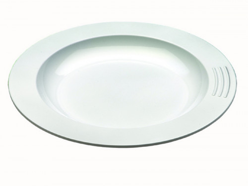 Assiette creuse rond blanc copolyester Ø 23 cm Vaisselle Copolyester Saint Romain