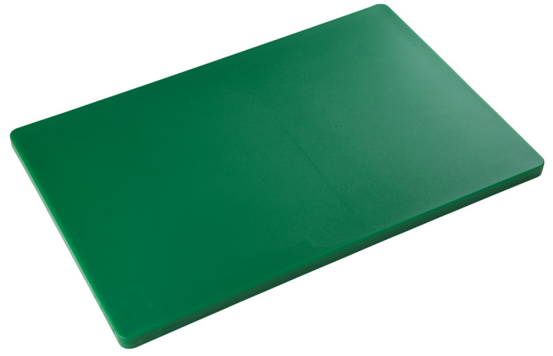 Planche à découper polyéthylène haute densité (pehd) vert 60x40 cm Pâtissier Sans rigole Réversible Pro.cooker
