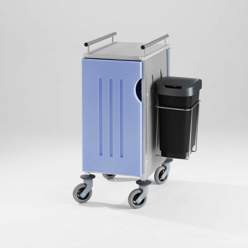 Deux roues à frein plastique Saint Romain (2 pièces)