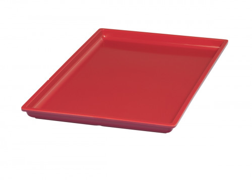 Bac rectangulaire rouge mélamine 53 cm Vestah Platex