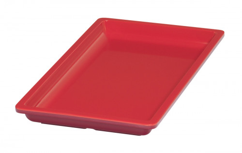 Bac rectangulaire rouge mélamine 32,5 cm Vestah Platex