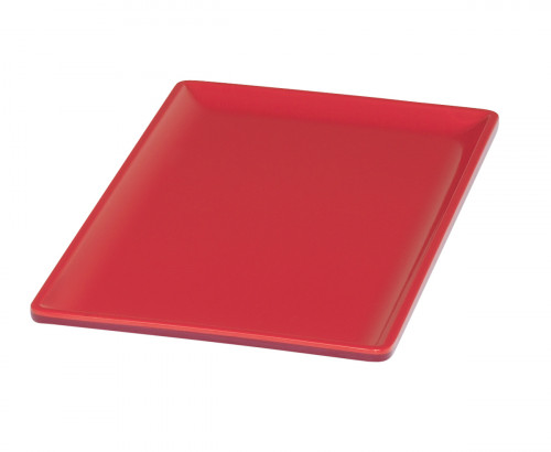 Plat GN1/3 rouge mélamine 32,5 cm Vestah Platex
