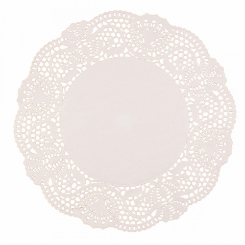 Dentelle rond blanc Ø 19 cm (250 pièces)