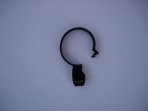 Anneau antivol noir Ø 3,5 cm 6,5 cm