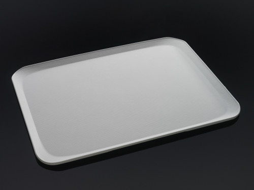 Plateau polyester blanc 46x36 cm Poly Str Profil Mat Platex
